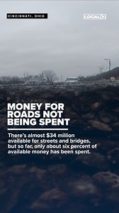 Why hasn't Cincinnati spent the over $30M allocated for street repairs across the city? STORY: https://bit.ly/3L2YIom | LOCAL 12, WKRC-TV