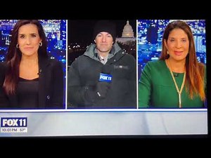 KTTV Fox 11 News at 10pm open January 20, 2025