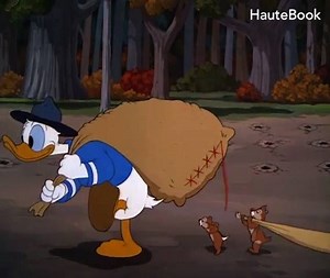 See how #Chipmunks steals #DonaldDuck's large sack of acorns in this first part of the movie ''Winter Storage'' (1949). Watch more best animation videos here - https://goo.gl/SGF82g | HauteBook
