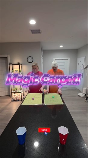 IMPOSSIBLE TO LAND IT? Magic Carpet Fling Showdown #Partygames
