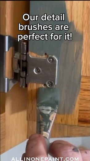 How to paint around hinges!