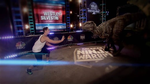 It's time to t-wreck this course.🦖 Presented by Jurassic World | Ninja Warrior