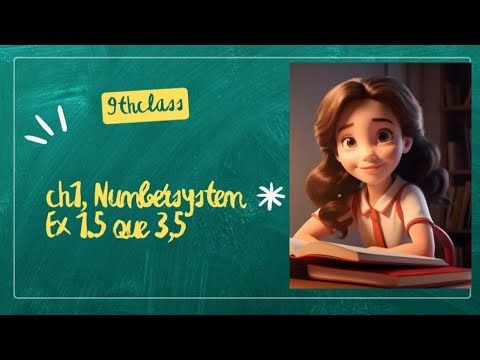 9th class | chapter 1 | Number system | exercise 1.5 |
