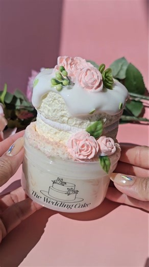KYSLIME on Instagram: "🍰THE WEDDING CAKE Rate your slime inflation skills from 1‐10 Our layered cake slime is back—with a wedding twist! 💍 This time, the base is a dreamy white glue soft fizz that inflates into a fluffy, sizzly cloud with light, crispy crackles. It feels like you're playing with real cake! Scented just like a classic wedding cake—think sweet white cake, rich buttercream, and a touch of almond extract for that traditional wedding cake vibe. 🎂 ⚠️WARNING..slime gets huge when in