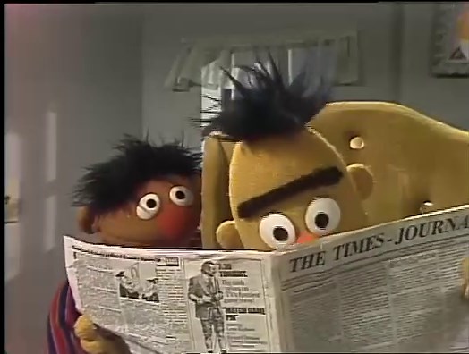 Tag the Ernie in your life who just doesn't let you read in peace! 😂 #OldSchoolSesame | Sesame Street