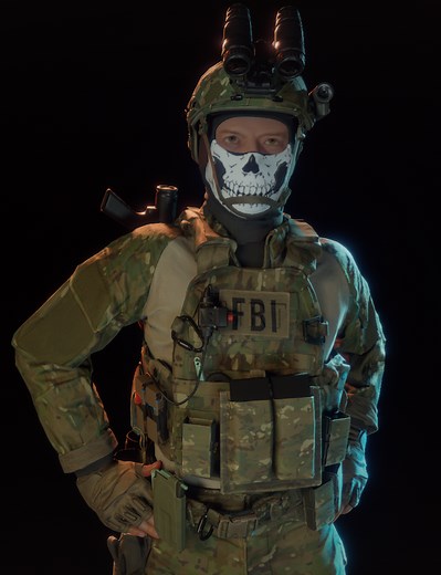 FBI replacement for HRT model addon - Ready or Not