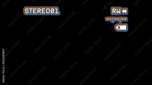 Glitch Error Video Overlay: VCR Textures, Graphic Overlays for Dynamic Video Effects