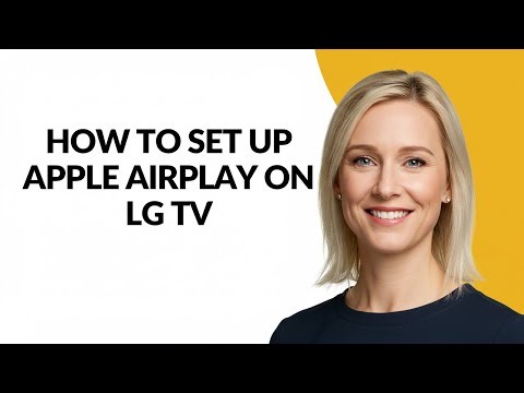 How to Set Up Apple Airplay on Lg Tv - Julia'sTutorials