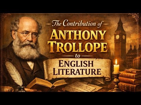 Anthony Trollope Full Analysis | Victorian Novelist | BA MA UGC NET SLET exam Ready.
