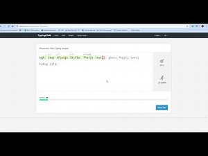 Typing club Getting setup and doing the placement test