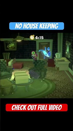 No house keeping #luigismansion3 #scarescraper #gaming #onlinegaming #gamingmoments