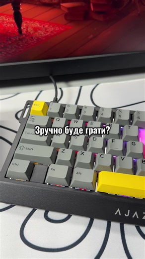 Обирай топову периферію саме у TechGleam! AJAZZ AK029 — це компактна дротова клавіатура на 29 клавіш на магнітних Rice Switch . Завдяки регульованій точці спрацювання та режиму Rapid Trigger кожне натискання/відпускання фіксується швидше й точніше, що особливо корисно в FPS, ритм-іграх і для гарячих дій у застосунках. 🧾 Основні характеристики: ✅Магнітні Rice Switch — плавний хід, висока надійність, відсутність механічного “дебаунсу”. ✅Регульована точка спрацювання Rapid Trigger — швидкі повторн