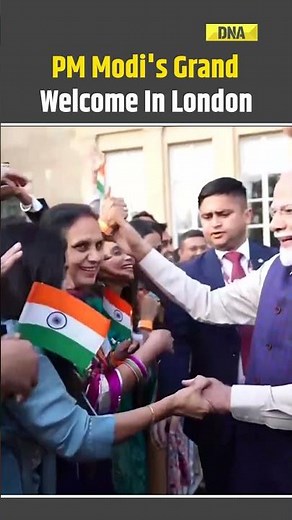 PM Modi In London: Watch PM's Grand Welcome In London | PM Modi UK Visit