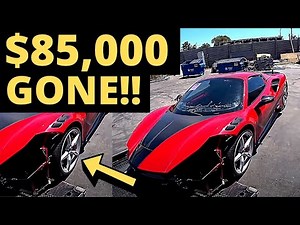 Rebuilding WRECKED Ferrari 488 Mansory!! SPENT $85,000 On Mansory Kit!! [Part 1] (VIDEO #63)