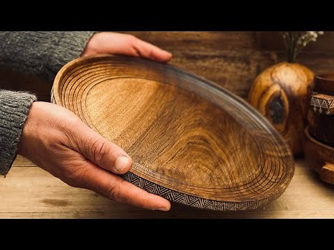 How to Make a Simple Wooden Tray:Woodturning
