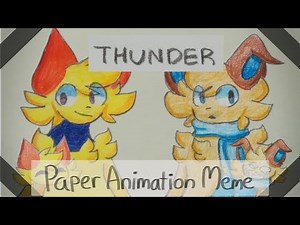 Thunder meme 【PAPER ANIMATION】