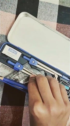 doms geometry mathematical drawing instruments box #doinghomework #202lofi #schoolactivities