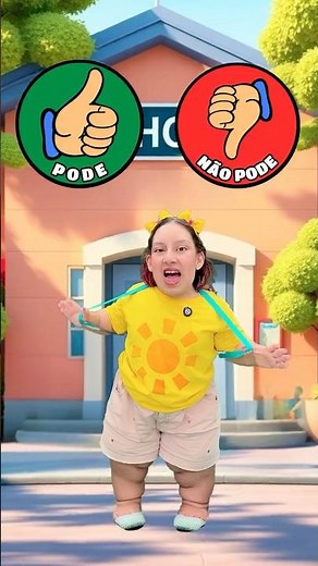 Yes or No at School 🎒✅❌ with Maria Clara MC Fun