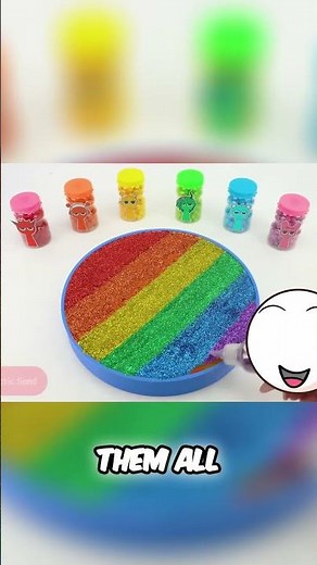 #12 Purple Slime to Rainbow Glitter Watch it transform!