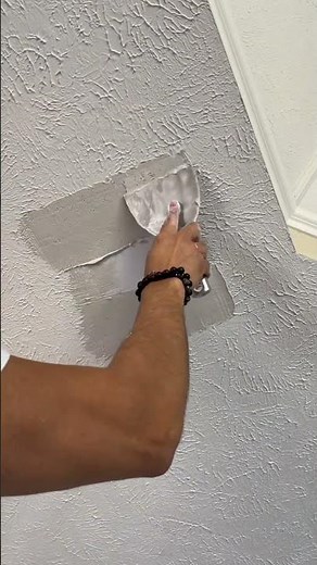 Crows foot drywall texture patch