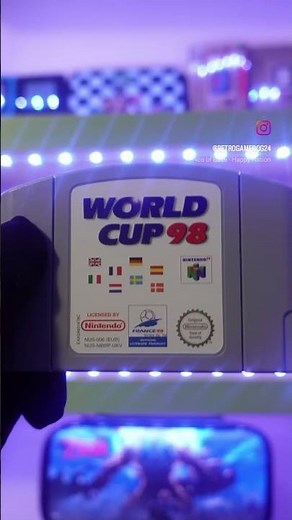 PLAY FIFA 98 ON NINTENDO 64, CLASSIC GAMEPLAY CRTV GAME RETRO #fifa98 #nintendo64 #retrogaming #