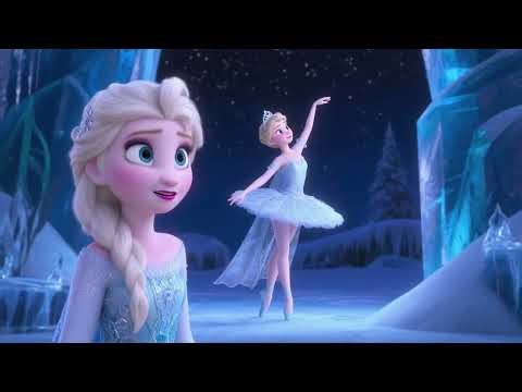 Elsa’s Secret Night on Ice | Magical Aurora Performance ❄️ Winter Princess Ballet