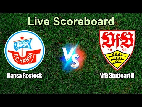Hansa Rostock vs VfB Stuttgart II Live Score - German 3.Liga