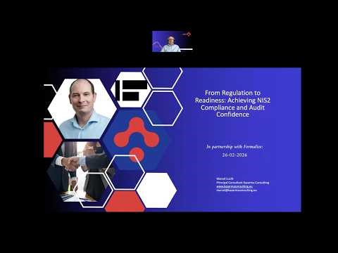 NIS2 webinar Kazarma / Formalize