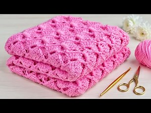 How to Crochet for Absolute Beginners!🌸 Easy & Beautiful Design! Step by Step tutorial