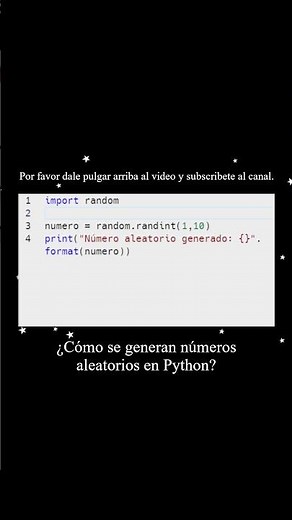 ¿Cómo se generan números aleatorios en Python? (AJTekniko)