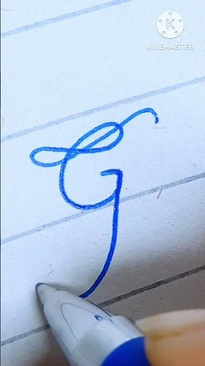 Learn To Write In Cursive Writing The Letter G | How to Write