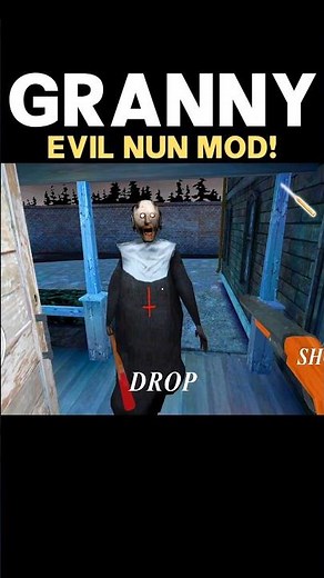 Granny 3 Evil Nun Mod! :)👉💥 Granny☠️ #shorts #granny