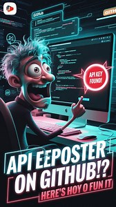 3K views · 879 reactions | Accidentally leaked your API key on GitHub?  Here’s how to track it down like a pro! ️‍♂️ #GitHub #APILeak #CyberTips #DeveloperTools | Arucode | Facebook
