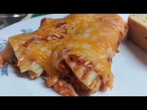 Beef and Cheese Manicotti Recipe