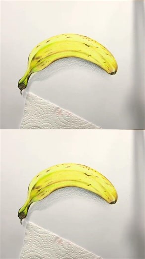 Step by step 3d banana drawing
