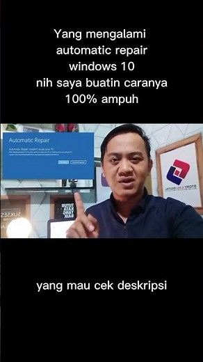 cara mengatasi automatic repair windows 10 100% ampuh #automaticrepair #windows10