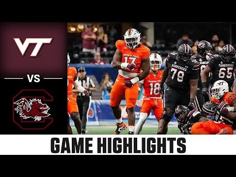 Virginia Tech vs. South Carolina Game Highlights | 2025 ACC Football