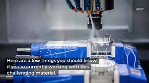 Given a sharp tool and the right cutting parameters, pure nickel is not terribly difficult to turn or mill, although nickel alloys such as Ni-Span-C 902 and Monel K-500 bear machinability ratings of 15 percent or less. Here are a few things you should know if you’re currently working with, or about to work with, this challenging material. https://bit.ly/2AqdHl7 | MSC Industrial Supply | Facebook