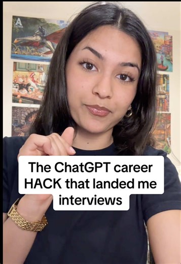 4 ChatGPT prompts to help you find jobs and land those interviews. 🎥: @fatimahs.guide #ChatGPTPartner