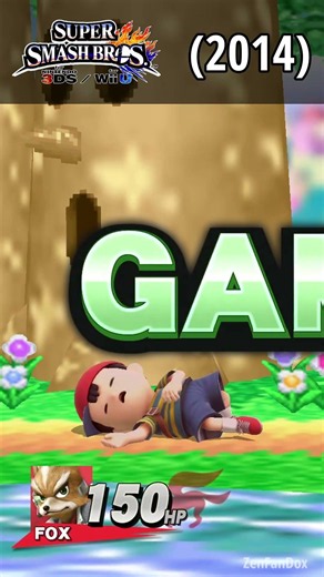 Evolution of Ness’s Stamina KO | Super Smash Bros.