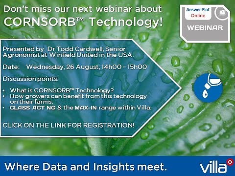 CornSorb Technology Webinar by Todd Cardwell