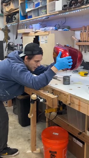 1K views · 21 reactions | The gas tank rust removal journey is complete. Reveal at the end of video!  The last step is to pour in a fuel tank liner, get it into ever nook and cranny and wait four days for a full cure. I used POR’s tank sealer (not a sponsor). #motorcycle #searsmotorcycle #gilera #diy #restoration #woodworking #handmade #vintagemotorcycle #motorcyclerestoration #caferacer #rustremoval | Sebastianswoodstuff | Facebook