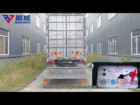 Beauway Tail Lift Operation Guide-4 button control box