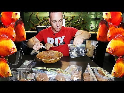 MAKING MY OWN FISH FOOD