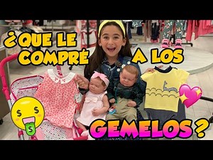 DE COMPRAS CON LOS GEMELOS 👶🍼👶🏻/ HAUL DE ROPA BEBÉ REBORN 🛍💕
