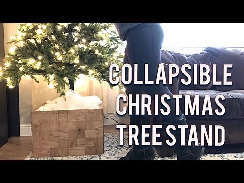 Collapsible Christmas Tree stand! Christmas tree Box