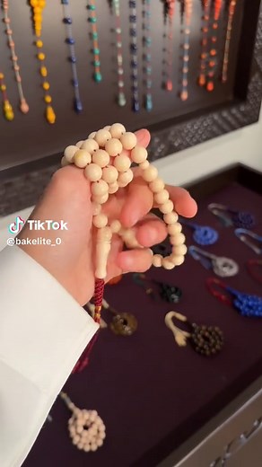 ‏بكلايت ابيض كريمي ♥️♥️#متجر_بكلايت #بكلايت #سبحة #مسباح