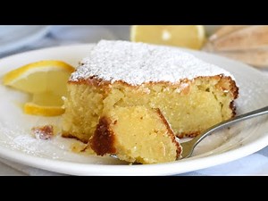 Torta Caprese Bianca (Italian Almond Cake with Lemon and White Chocolate) Gluten-Free