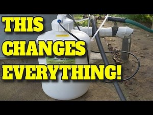 💧EASY FERTILIZATION and A BETTER GARDEN 💧 EZ -FLO FERTILIZER INJECTOR 🌾 WHAT A GREAT IDEA🌱