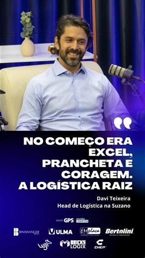 PODCAST LOG on Instagram: "No começo era Excel, prancheta e coragem. A logística raiz. Antes de automação, IA e dashboards sofisticados, a logística era feita com decisão, responsabilidade e muita presença no chão da operação. Entender essa base é o que separa quem apenas executa de quem realmente lidera. Isso você encontra no PodcastLOG, com Kátia Silva, Diretora de Distribuição da PepsiCO Brasil, e Davi Teixeira, Head de Logística na Suzano, em uma conversa direta sobre crescimento, eficiência